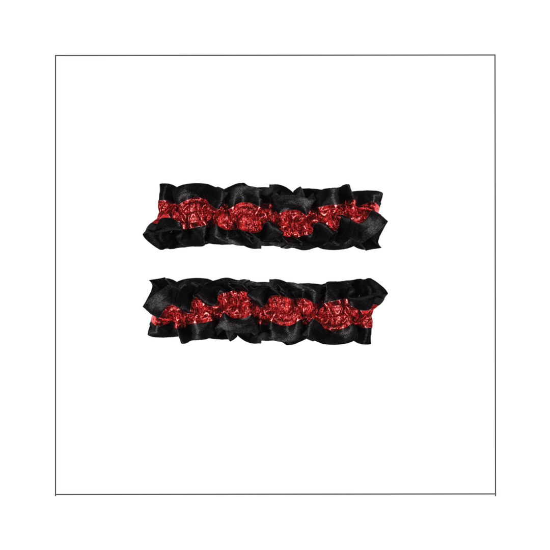 Black and Red Arm Band, 2ct
