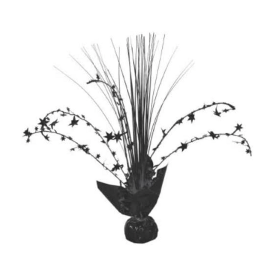 Black Spray with Stars Centerpiece