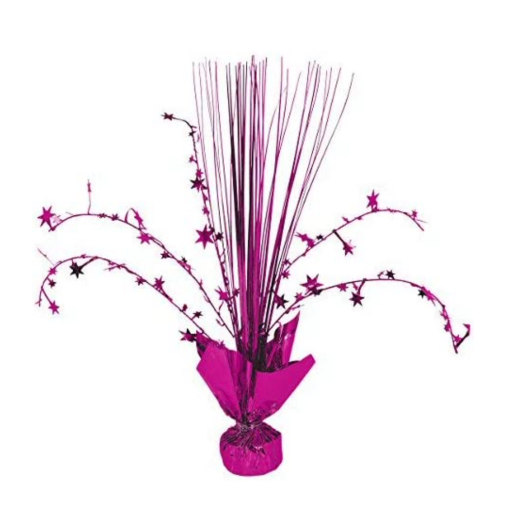Bright Pink Spray with Stars Centerpiece