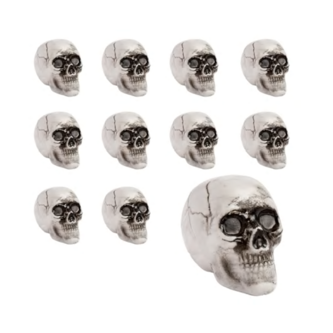 Mini Skulls Halloween Party Favors 18ct