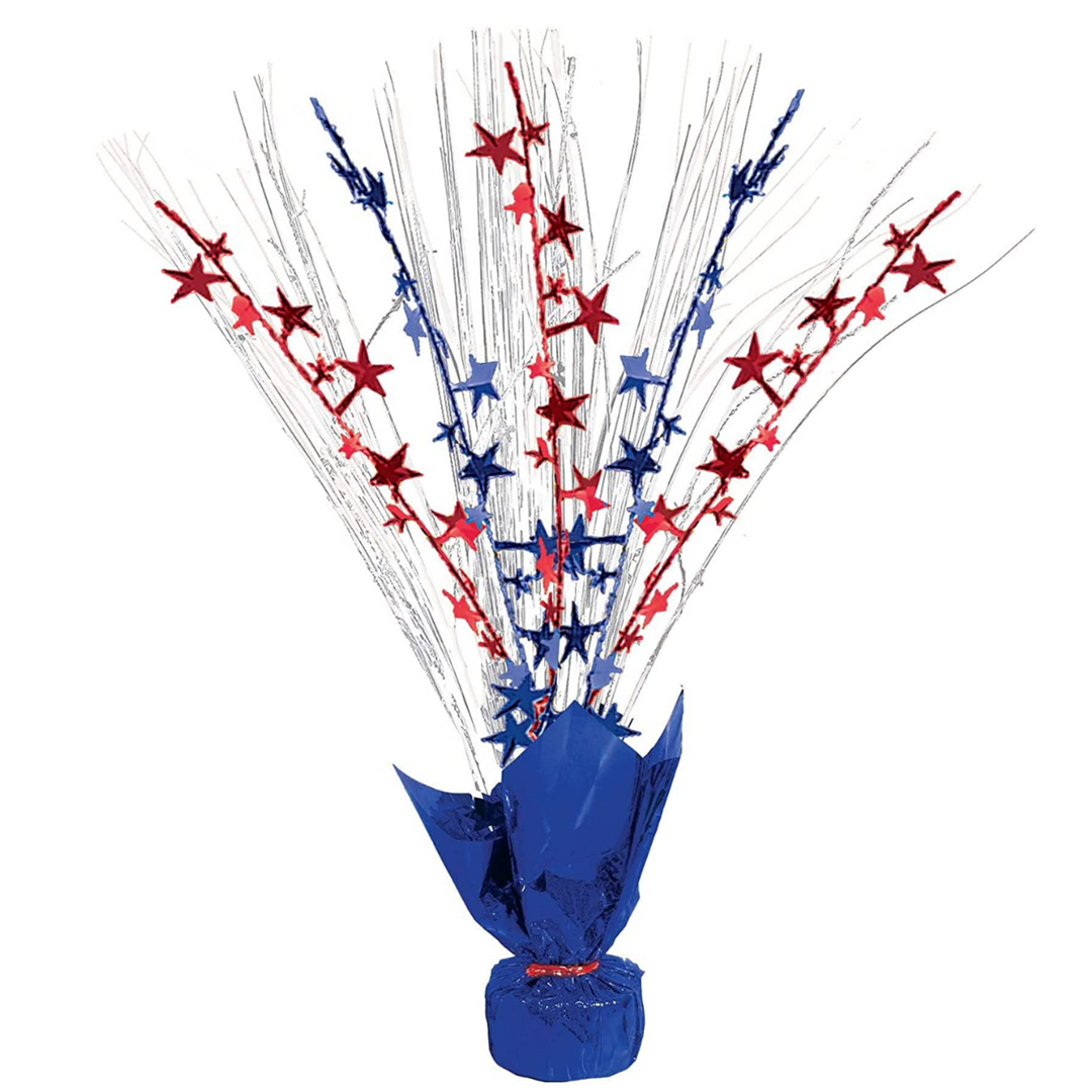 Patriotic Spray with Stars Centerpiece