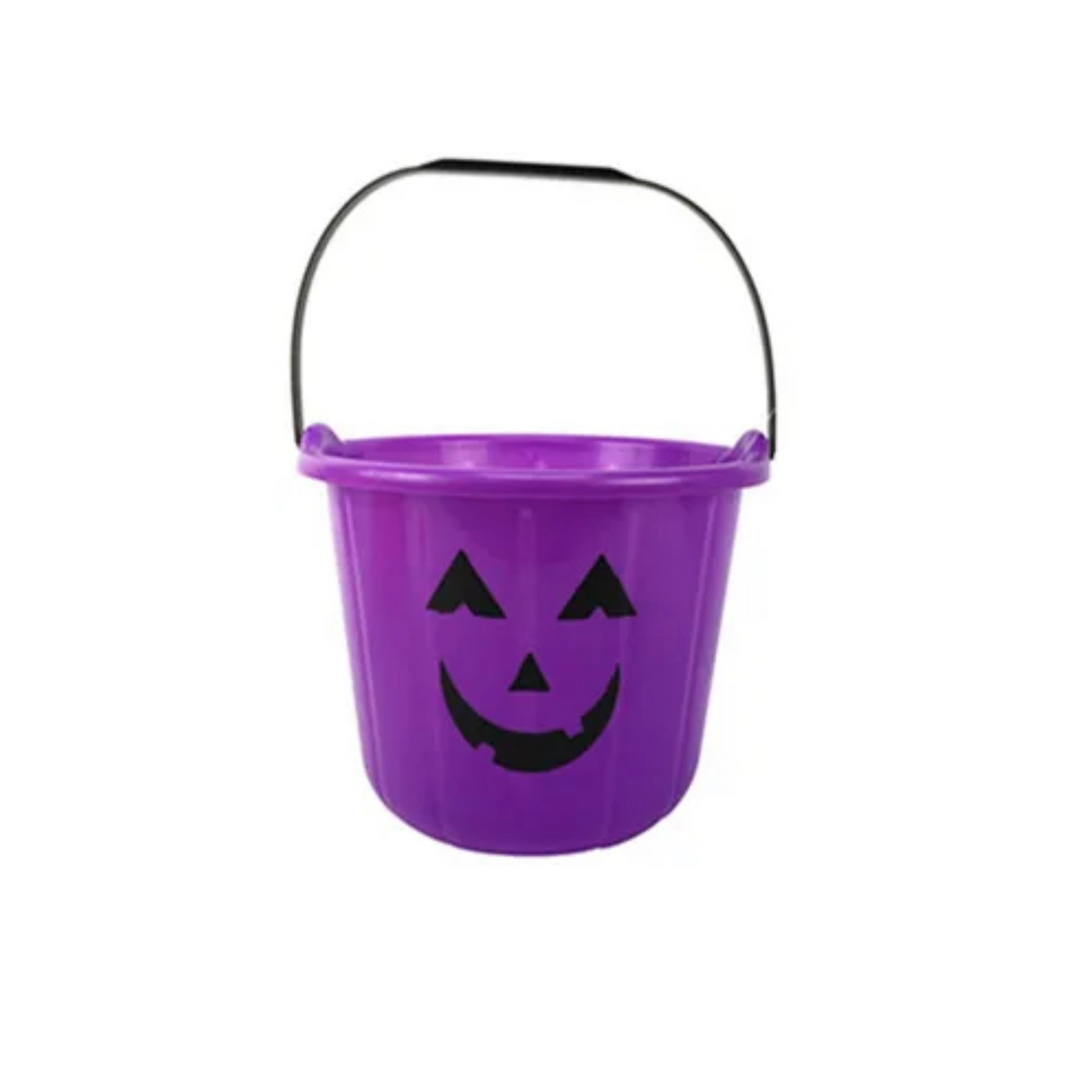 Purple trick or treat Halloween Treat Bucket