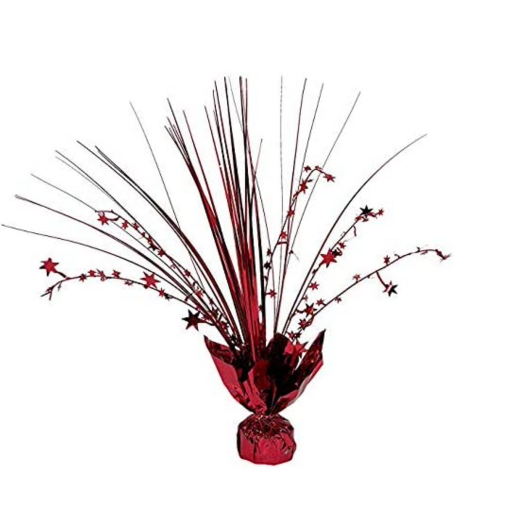 Red Spray with Stars Centerpiece