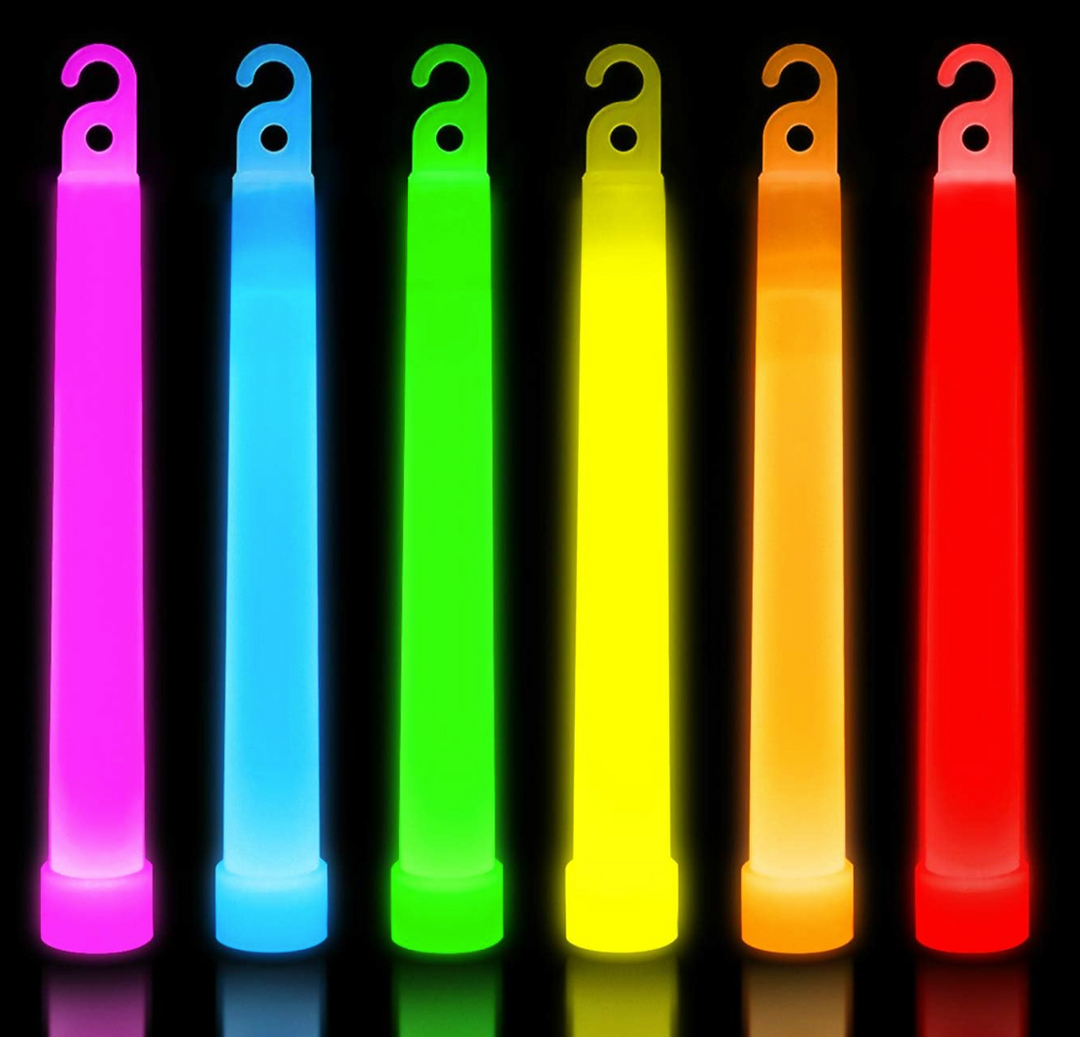 Neon Multicolor Glow Stick Necklaces - 12ct