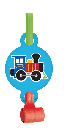 All Aboard Train Party Blowers
