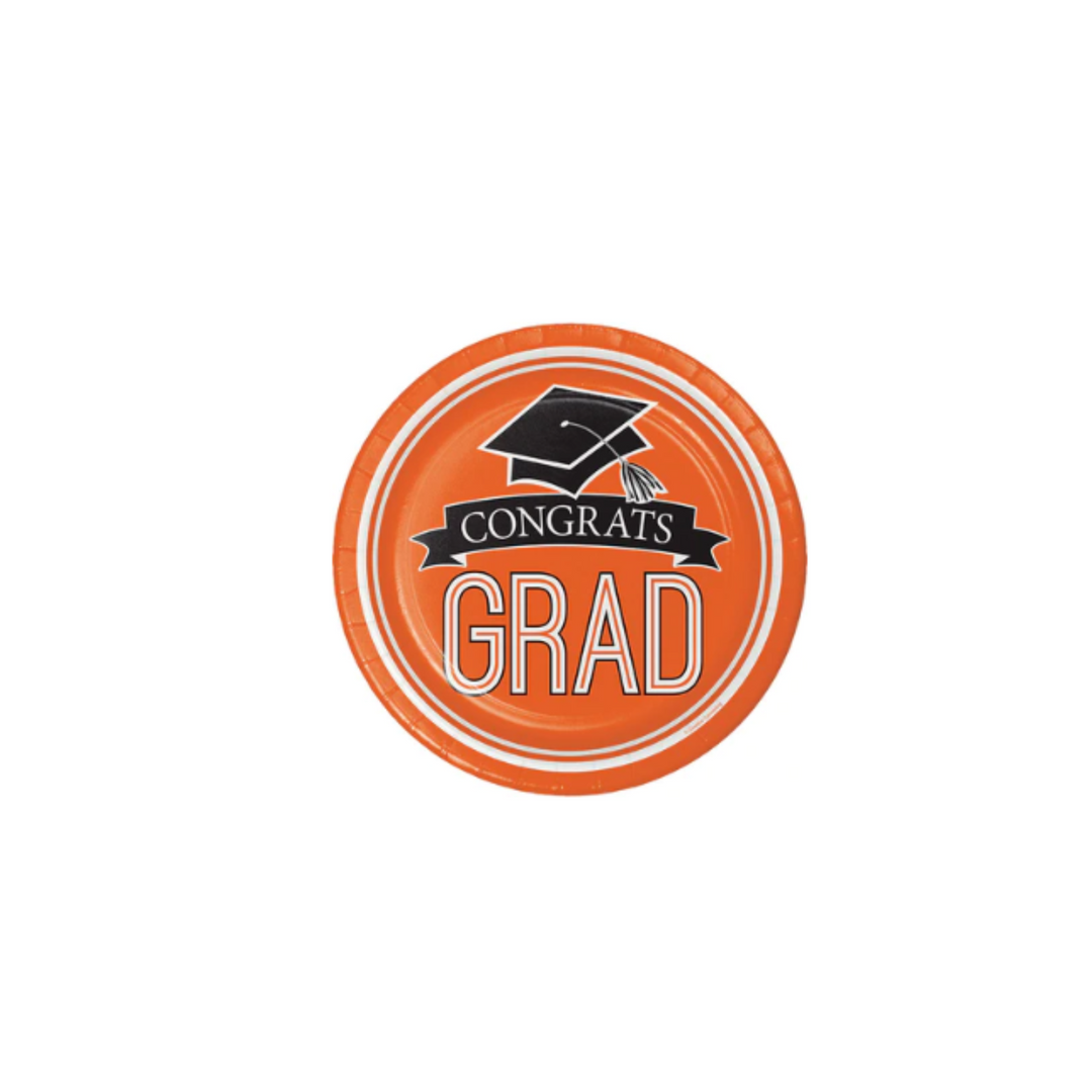 orange grad plates near me