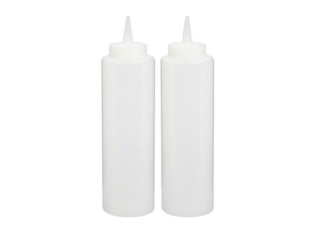 Clear Squeeze Bottles , 2ct