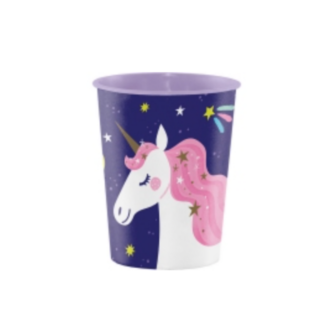 Unicorn Birthday Galaxy Favor Paper Cups