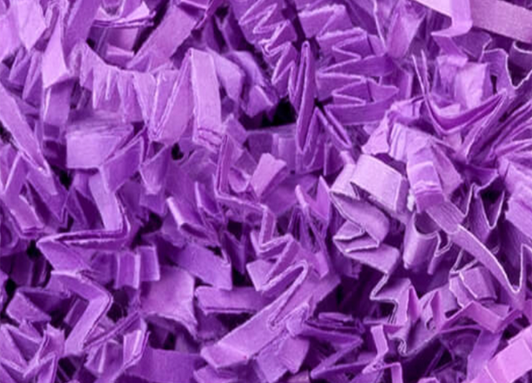 Crinkle Lavender Shredded Paper