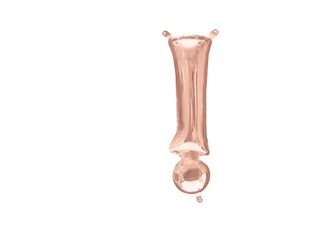 13 inch Rose Gold Air filled Balloon (!)