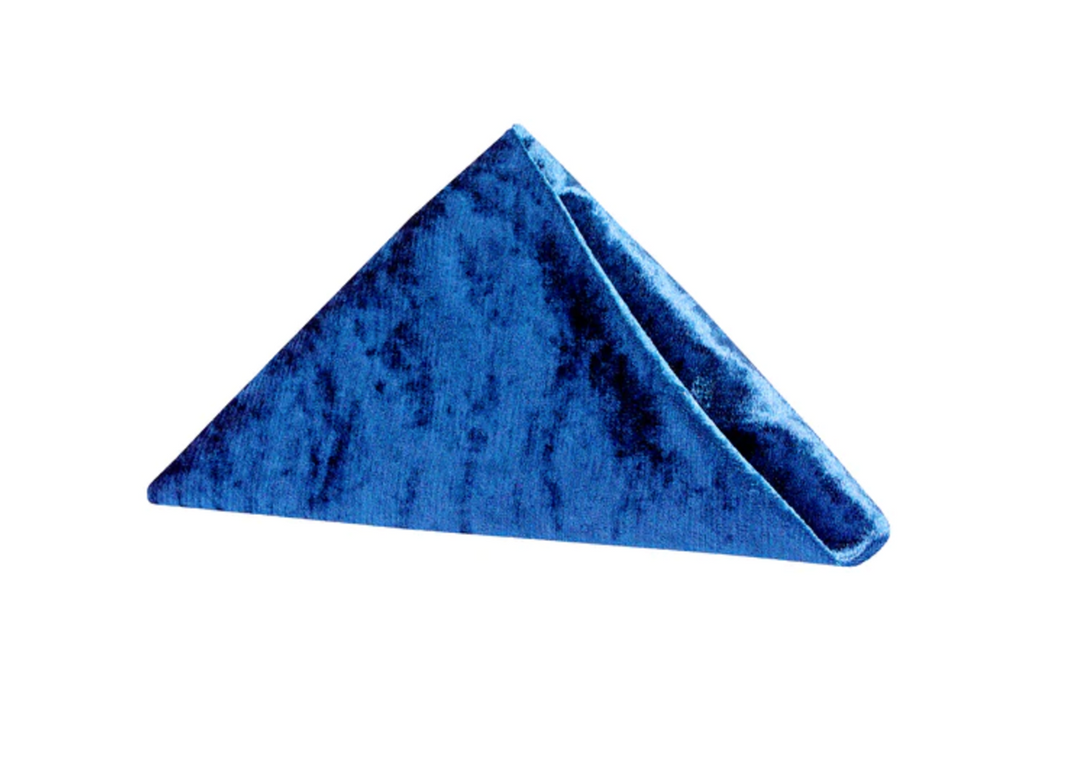 Blue Velvet Dinner Napkins