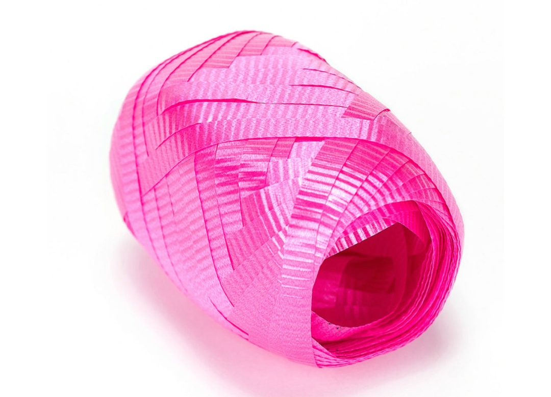 Mini Bright Pink 50in Curling Ribbon, 1ct