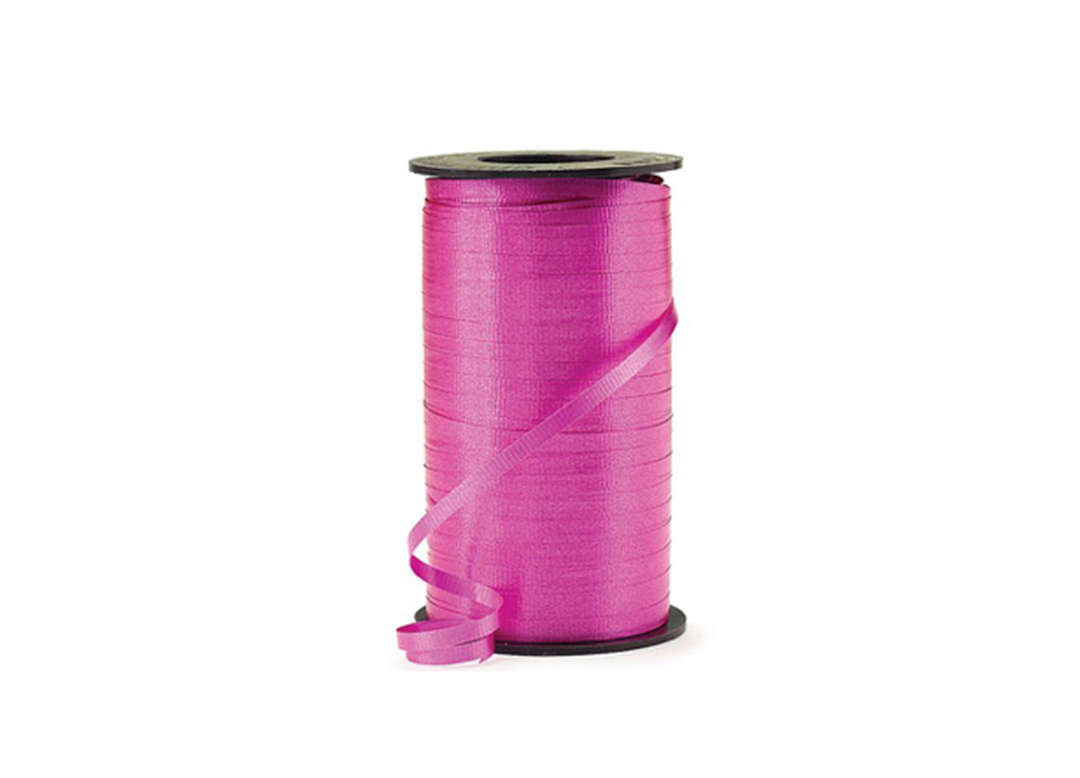 Bright Pink Curling Ribbon