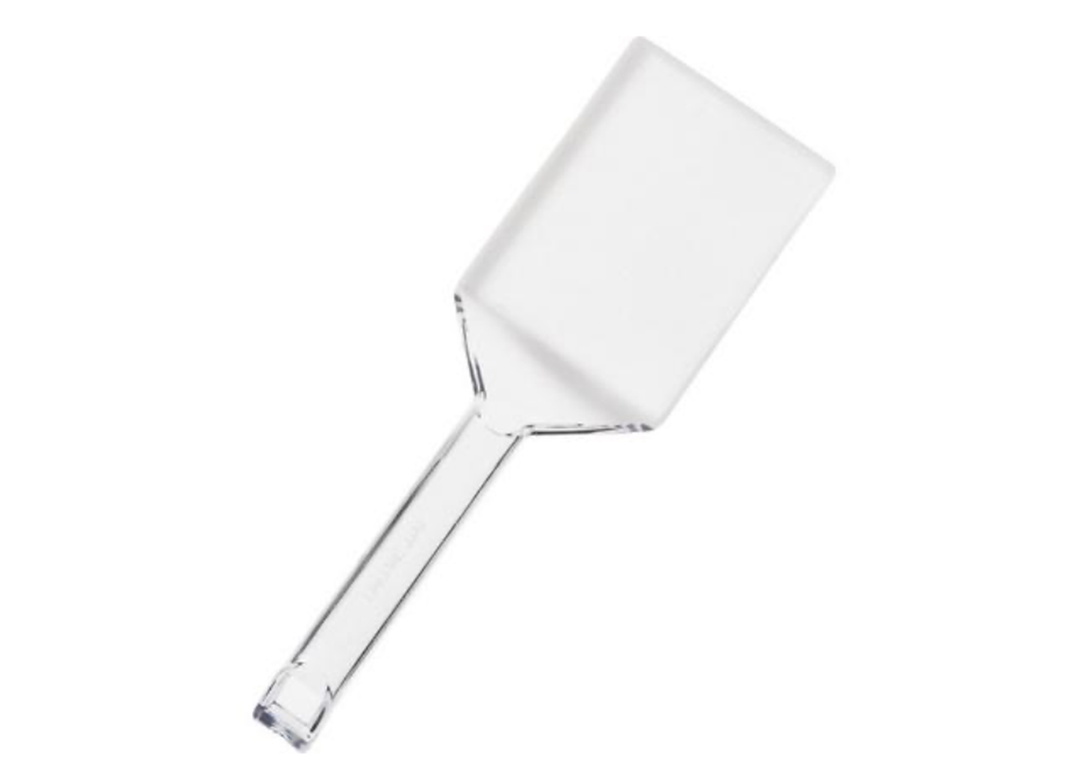 Clear Disposable Plastic Spatula, 1ct