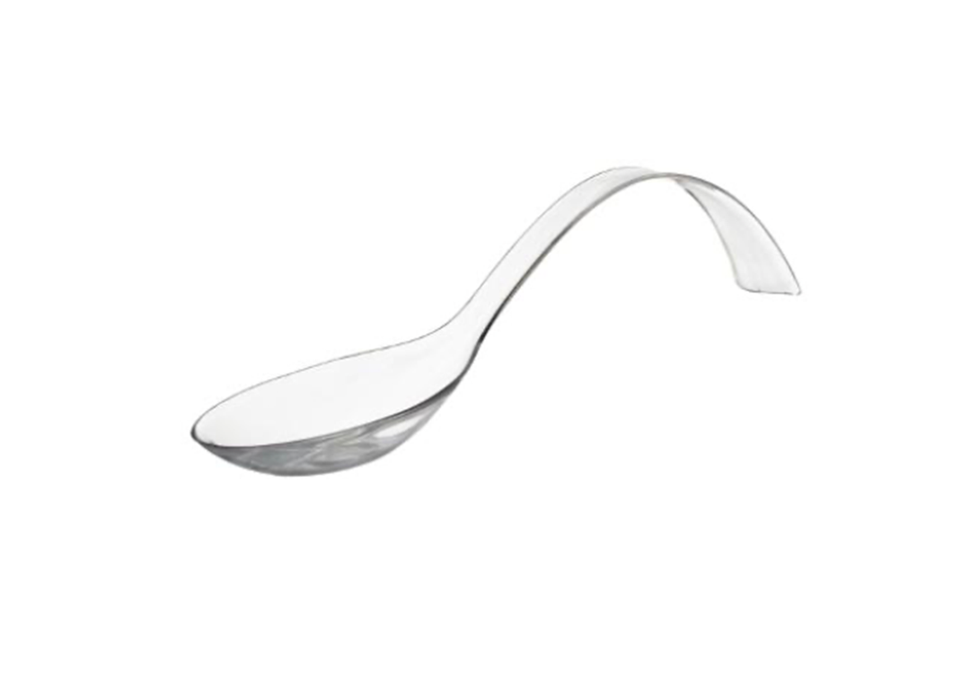 Clear Curved Tasting Spoons, 24 Ct.