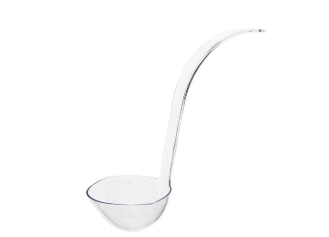 Clear Disposable Plastic Ladle, 1ct