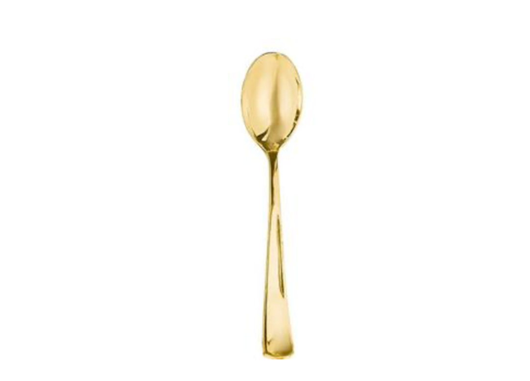 Gold Premium Plastic Spoons