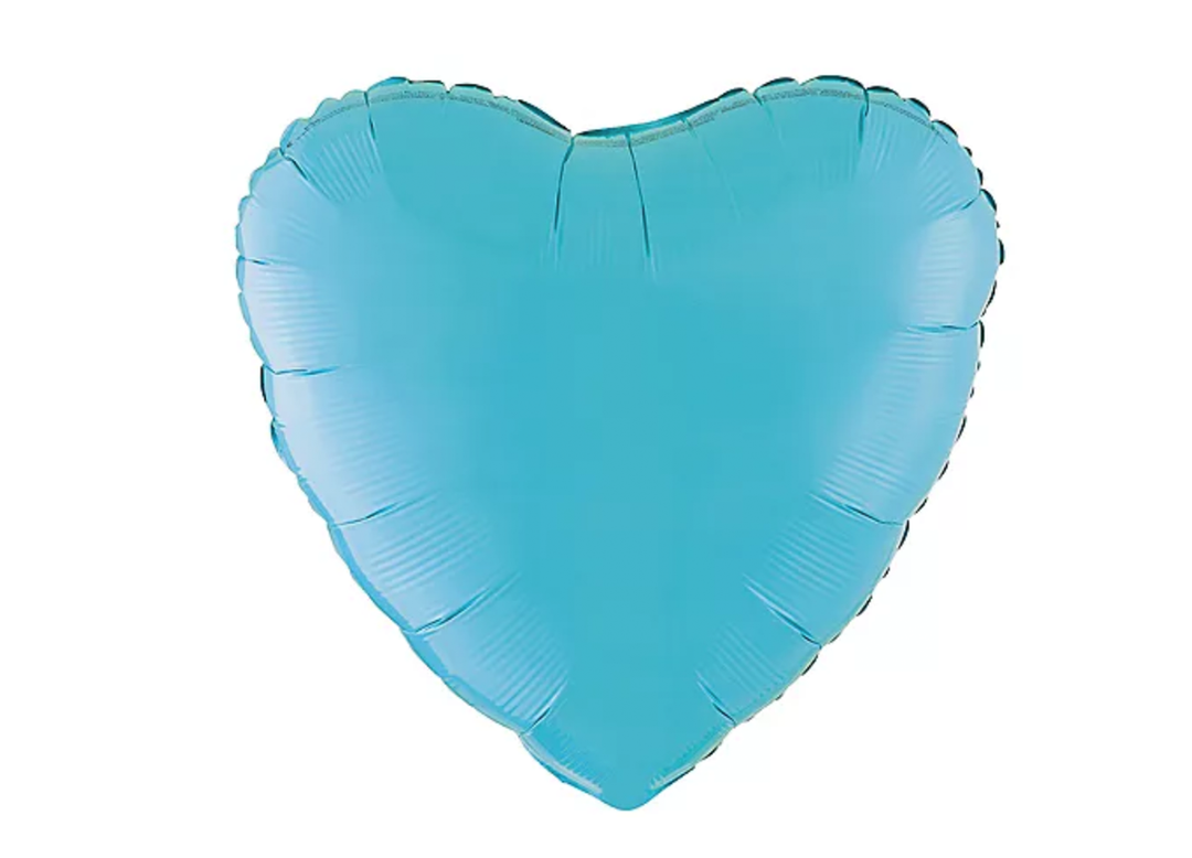 Turquoise Heart Balloon