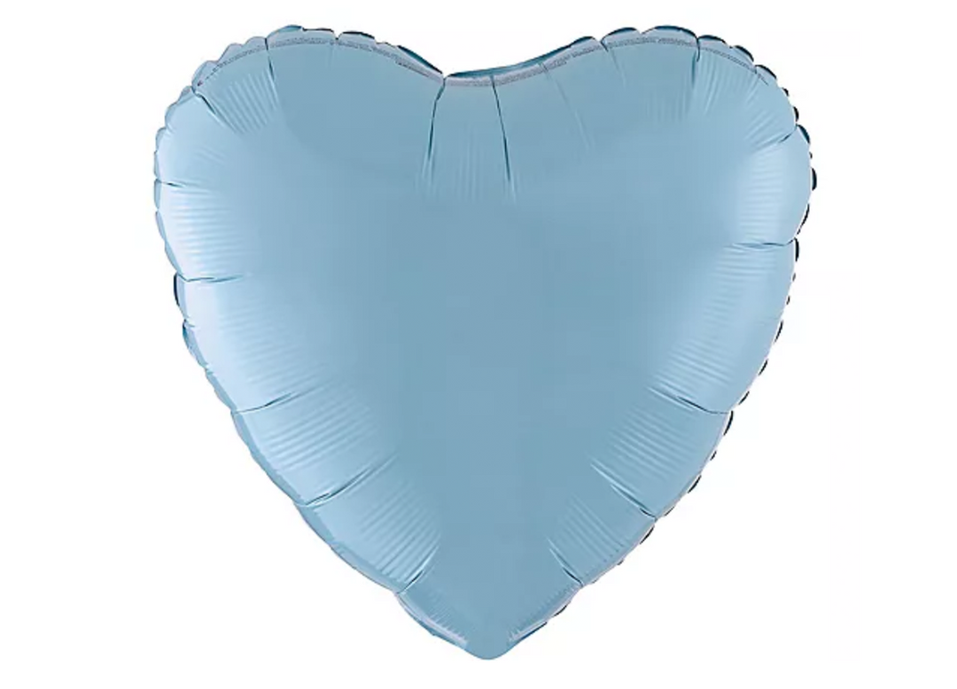 Blue Heart Balloons