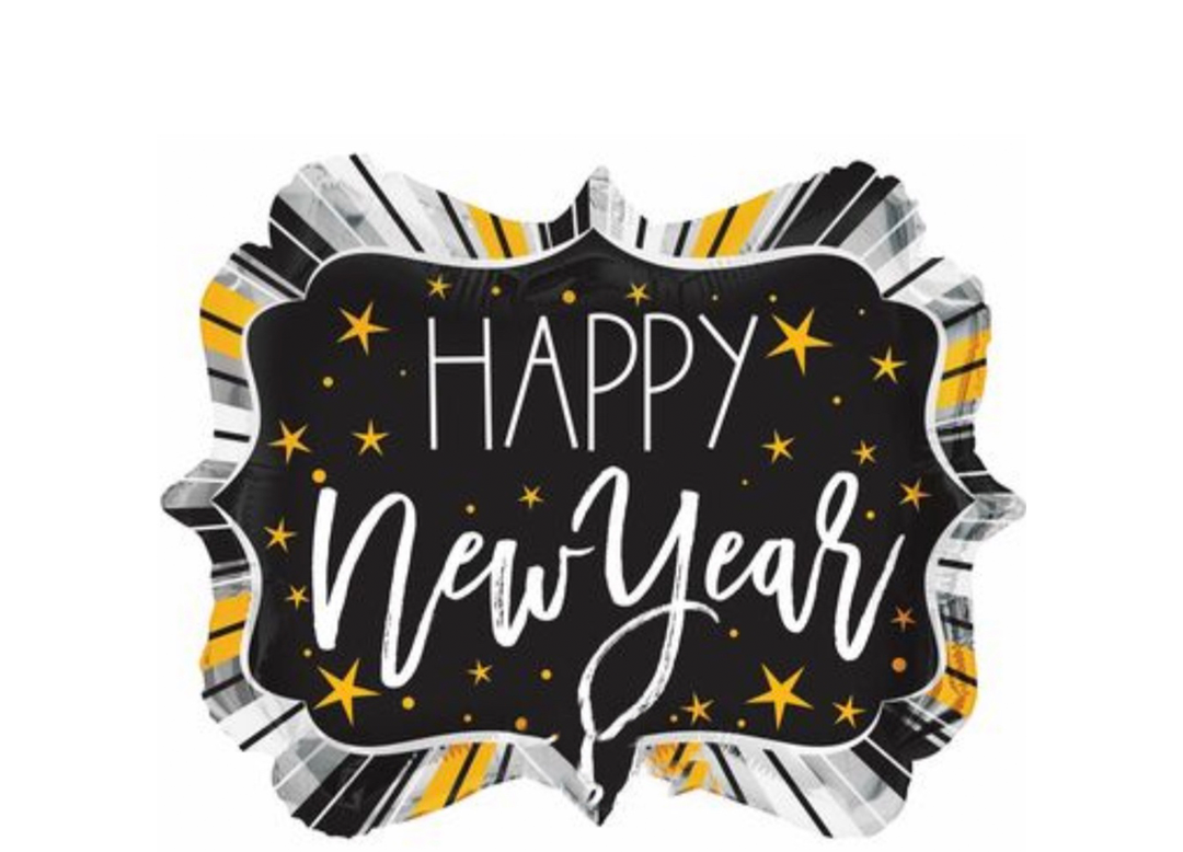 18" Happy New Year Balloon