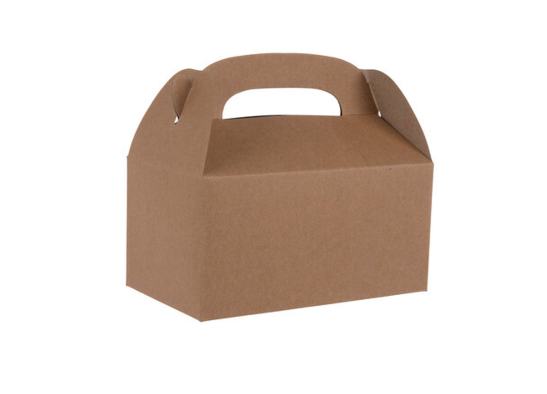Small Kraft Gable Gift Boxes, 8ct