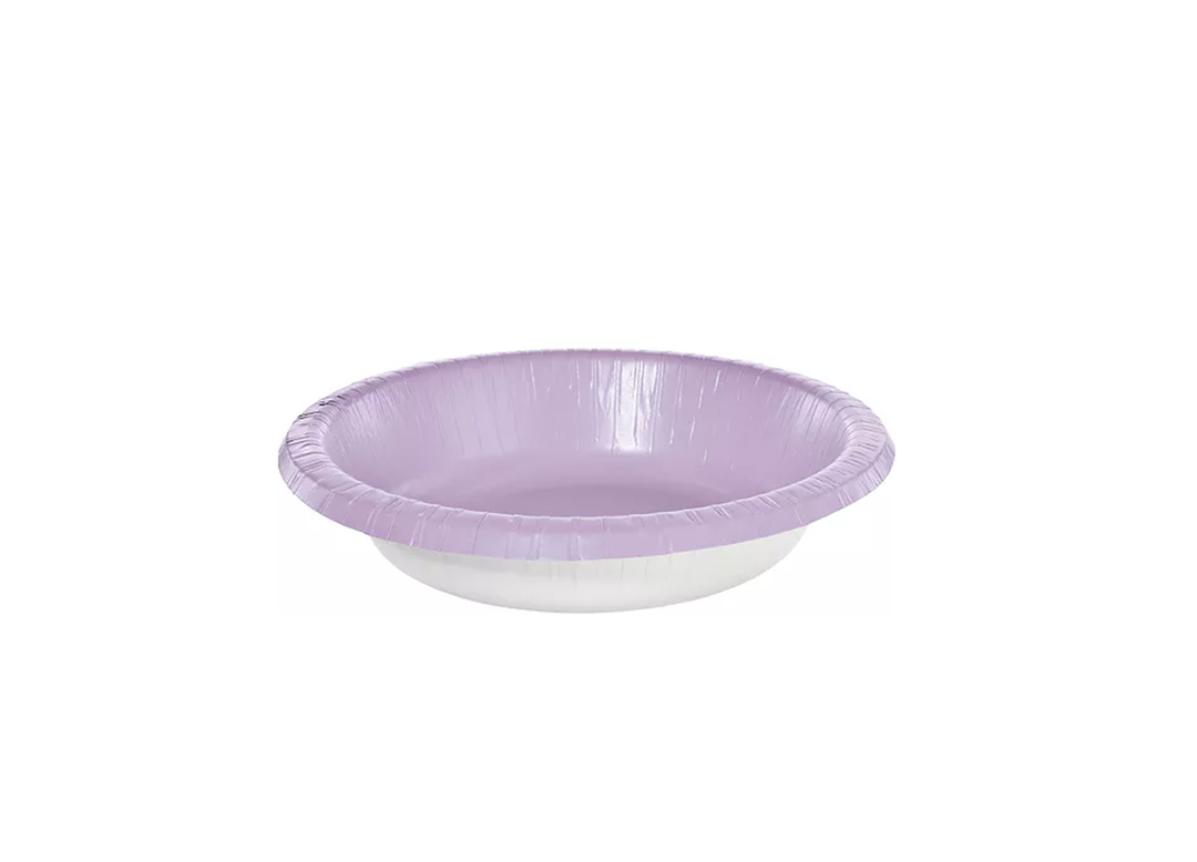 Lavender Paper Bowls, 20oz, 20ct