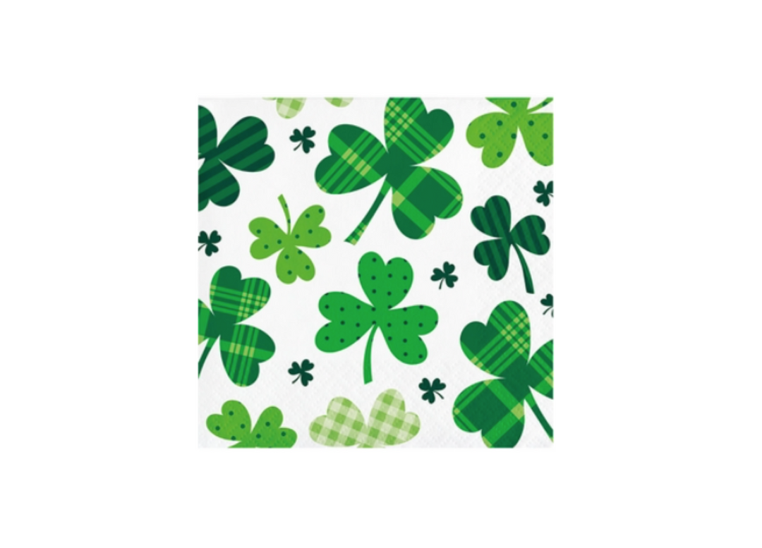 Shamrock Disposable Luncheon Napkins 8ct