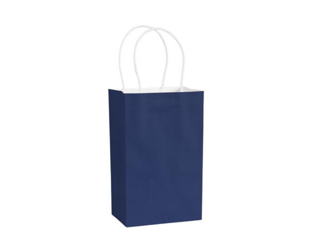 Navy Small Paper Bag, 1ct