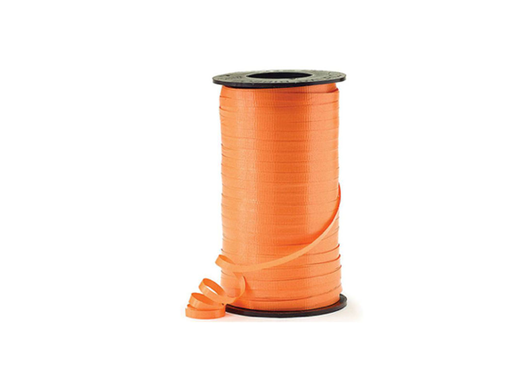 Orange Curling Ribbon