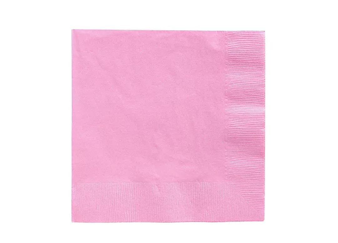 Pink Paper Lunch Napkins