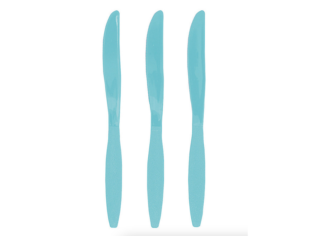 Robin's Egg Heavy - Duty Plastic Knives