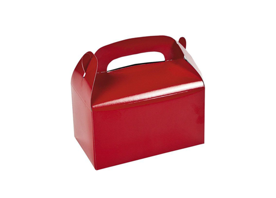 Small Red Favor Boxes, 8ct