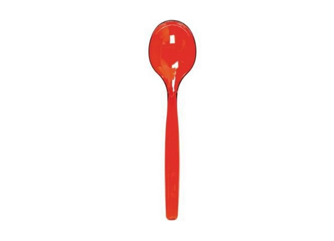 Red Disposable Serving Spoon, 1ct