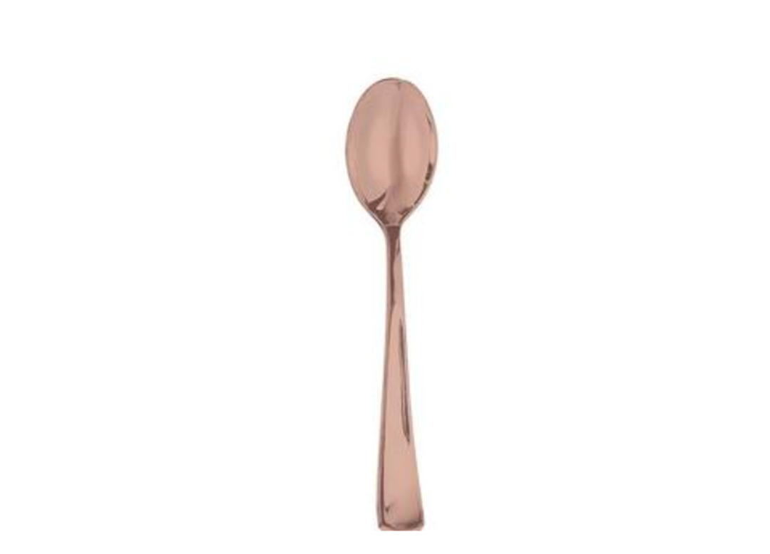 Rose Gold Premium Plastic Spoons