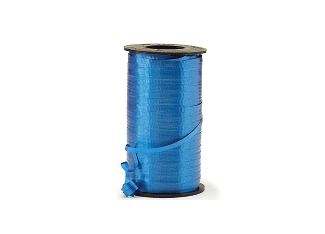 Blue Curling Ribbon