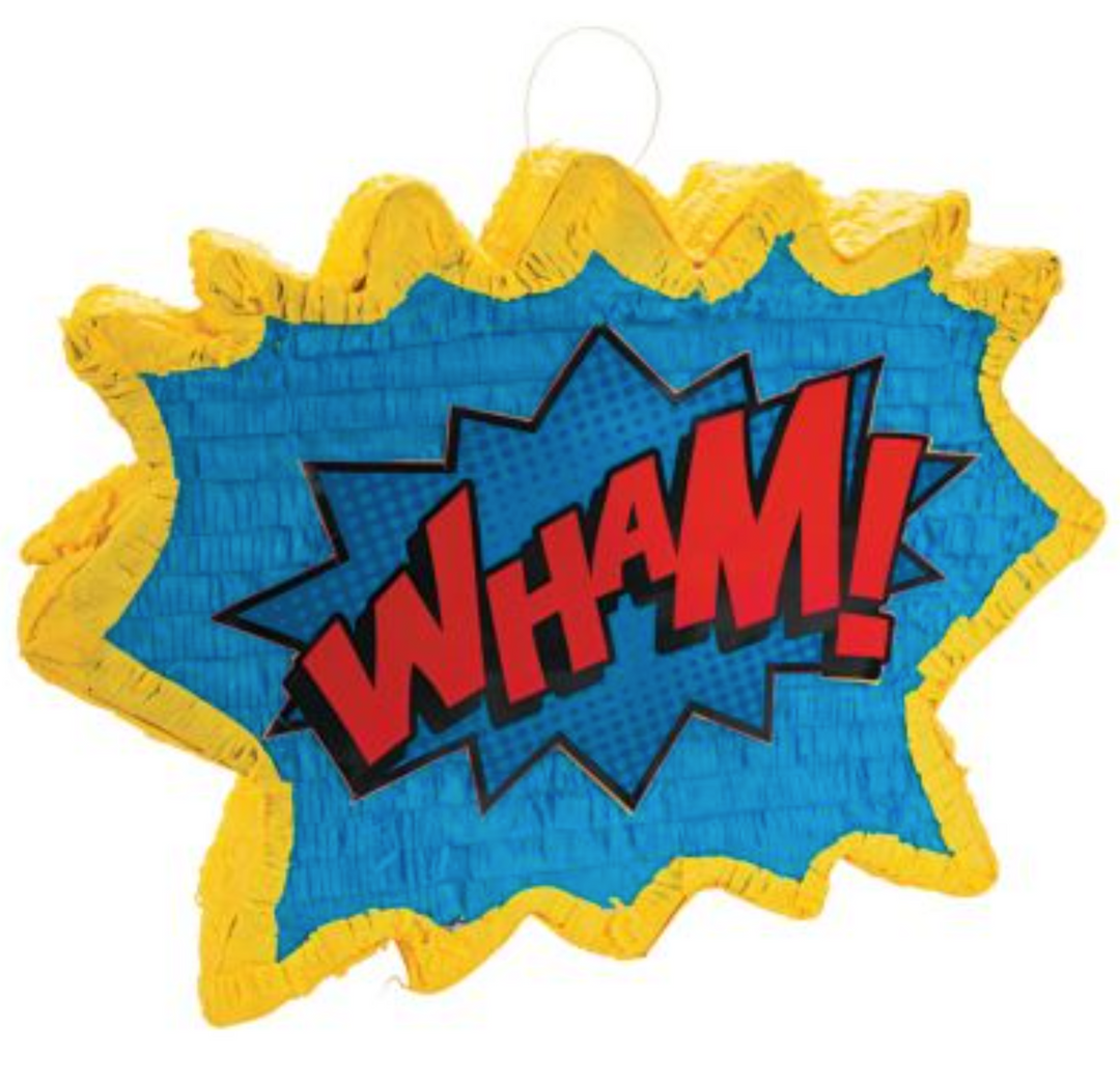 Superhero Blast "WHAM" Piñata
