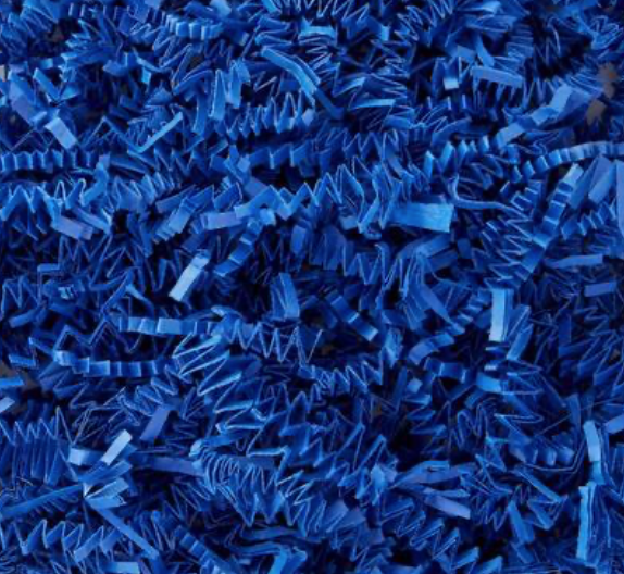 Crinkle Blue Shredded Paper