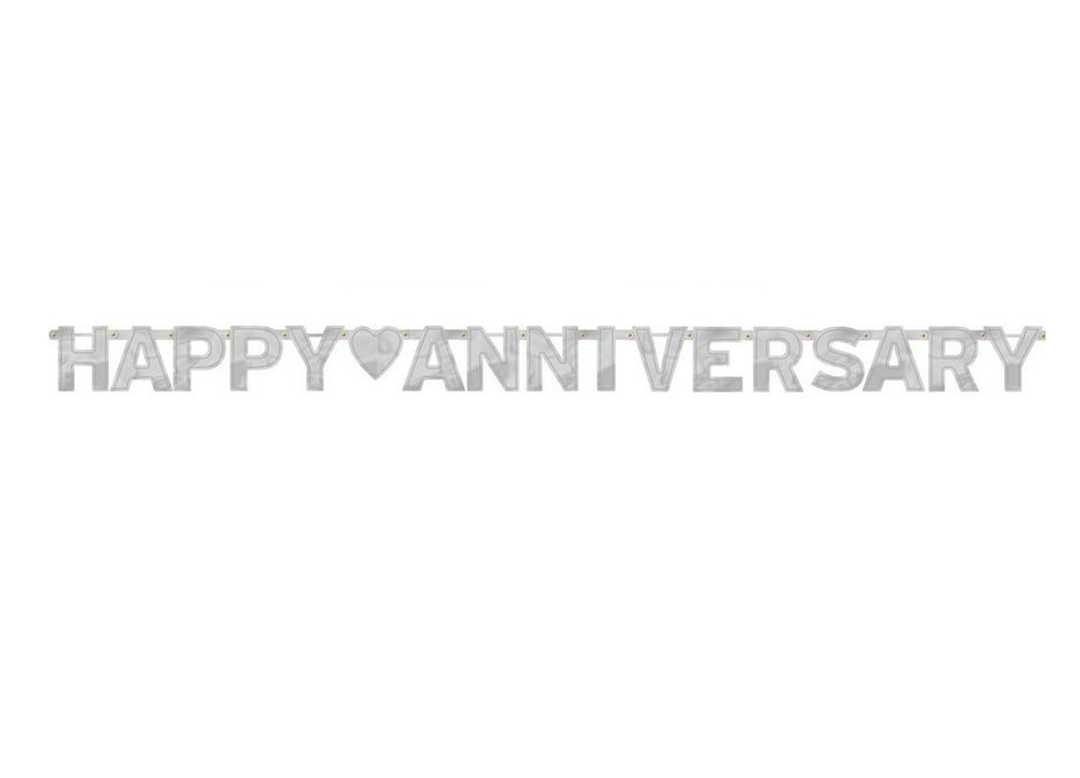 Silver Anniversary Banner, 1ct
