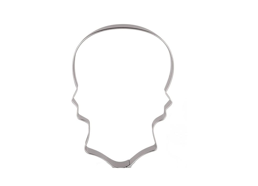 Skull Shape Cookie Cutter, 1ct