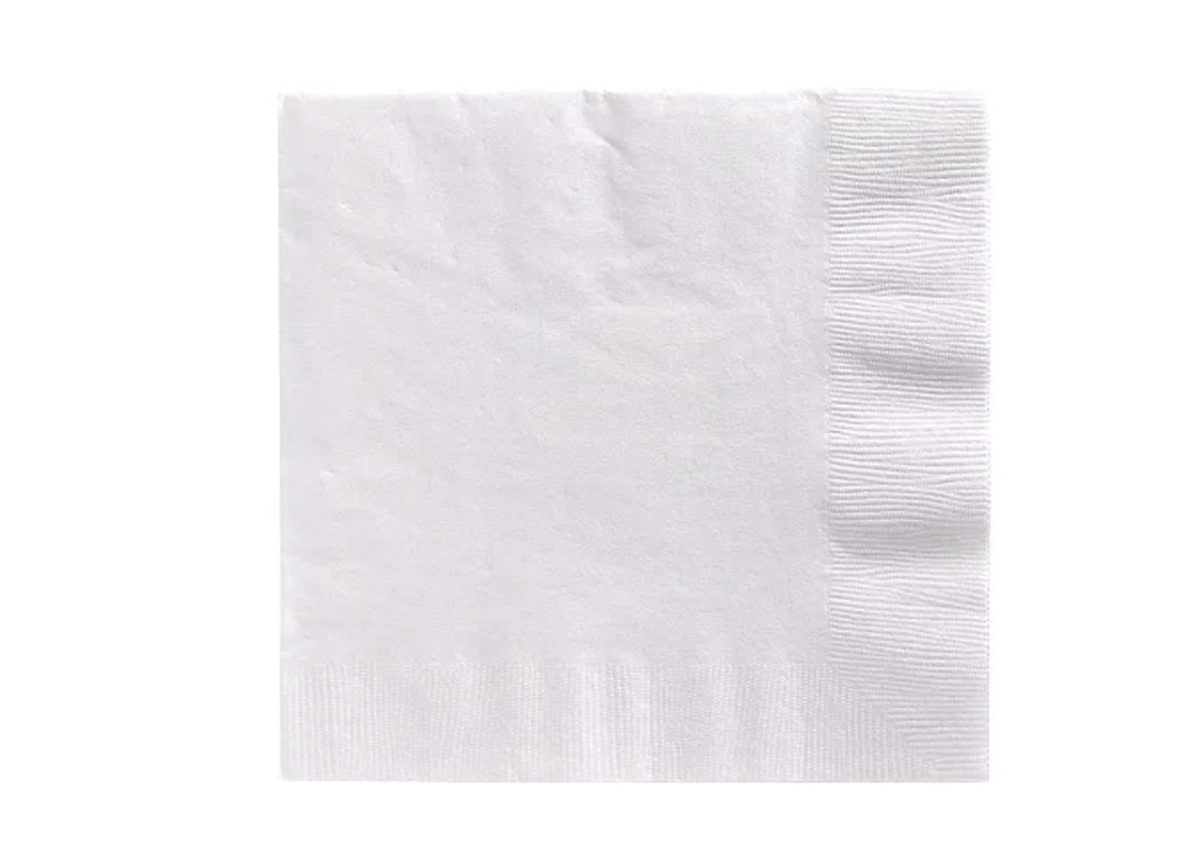White Paper Lunch Napkins