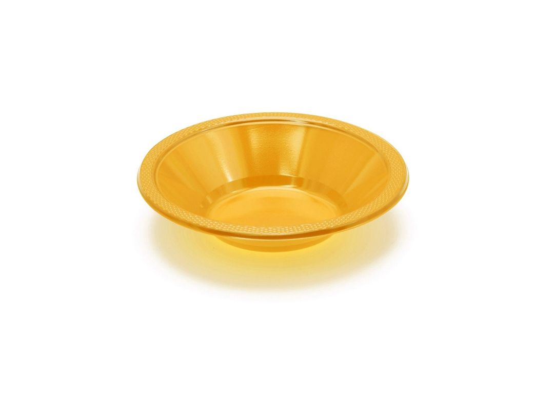 Yellow Plastic Bowls 8 Ct.