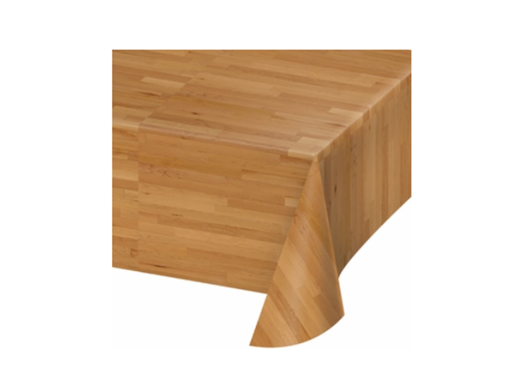 Hardwood floor Plastic Rectangle Table Cover, 1ct
