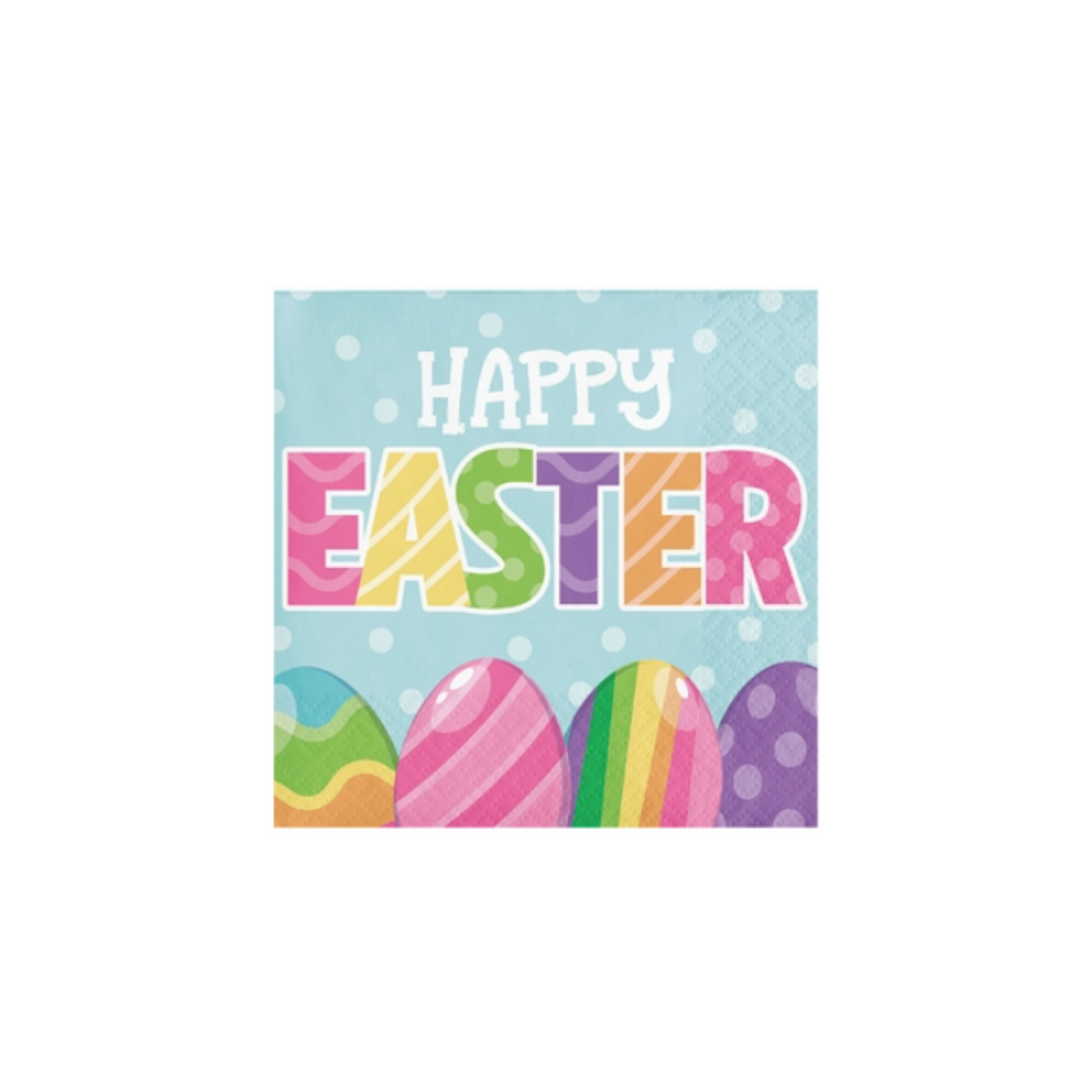Festive Easter Beverage Paper Napkins - 16 ct