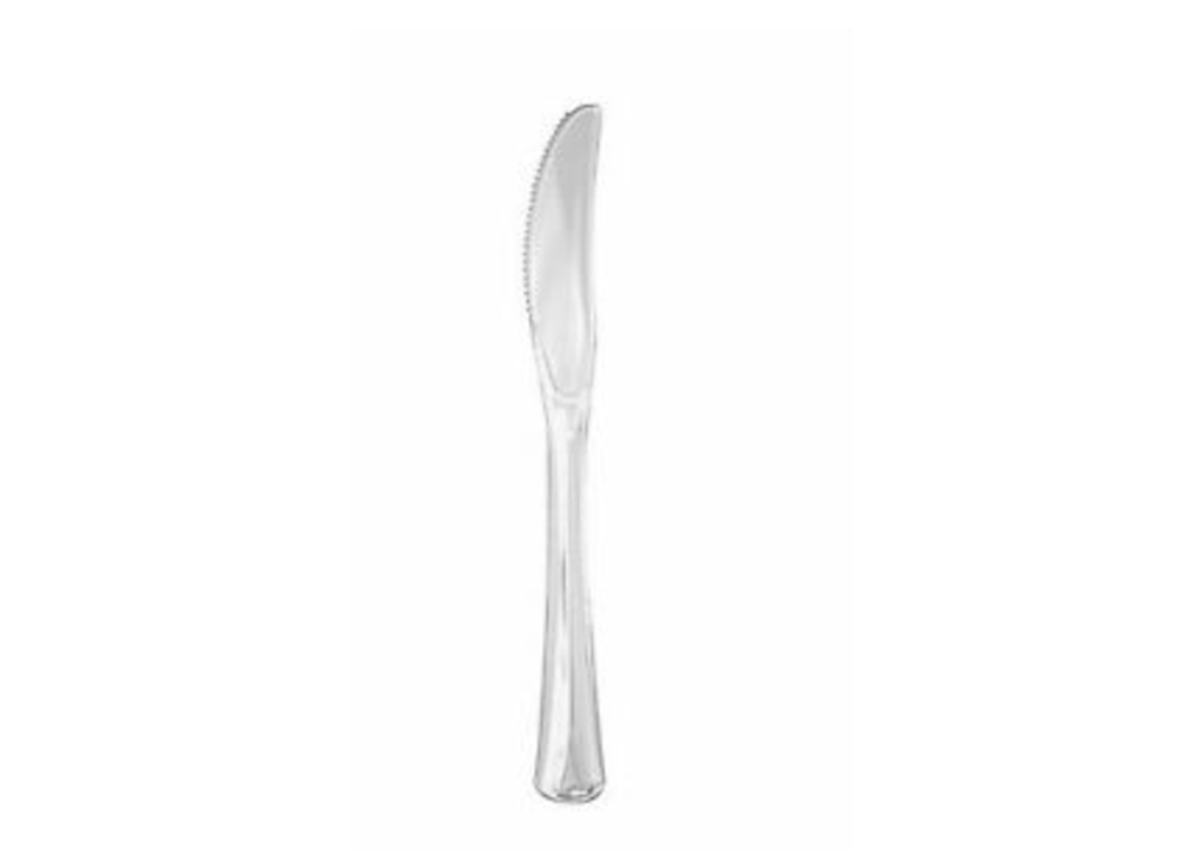 Clear Heavy - Duty Plastic Knives