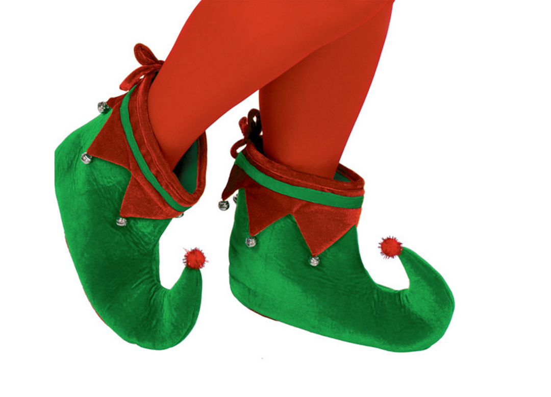 Adult Plush Elf Shoes 1 pair