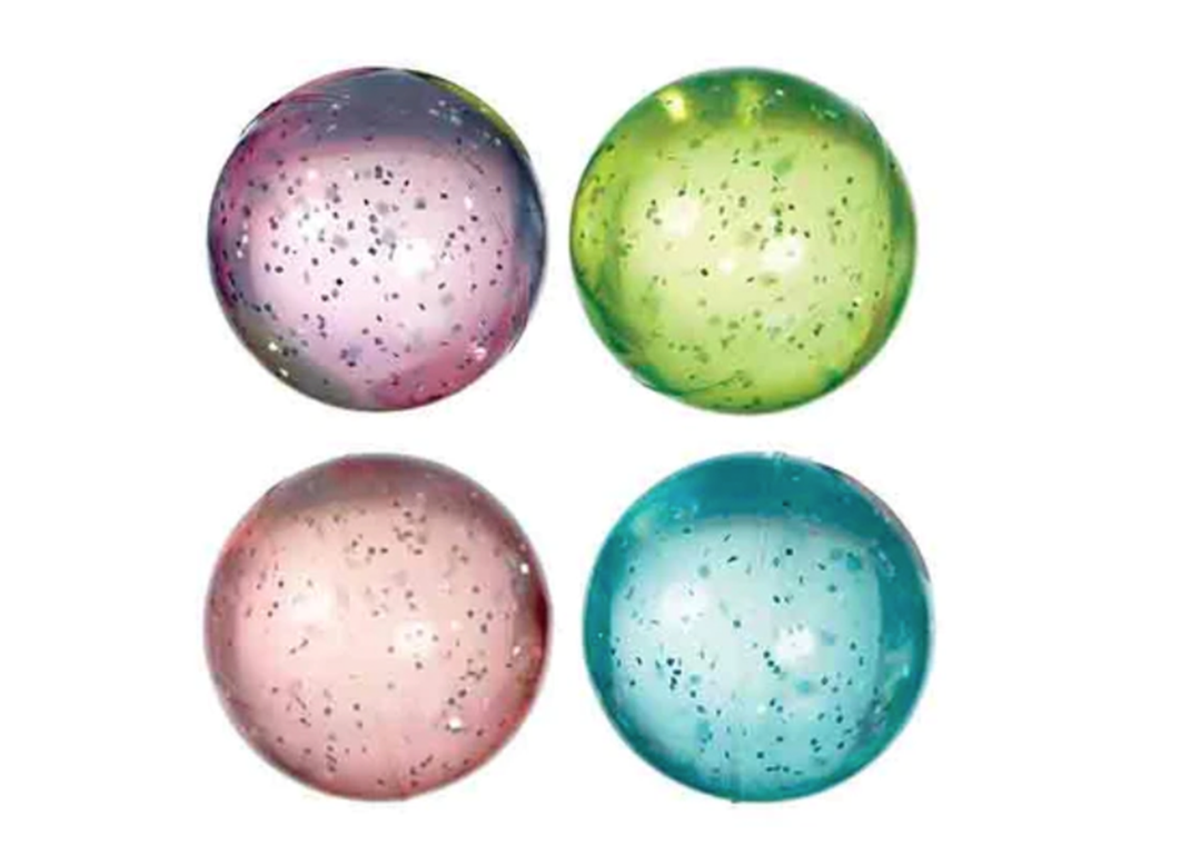 Pastel colored with Stars Bounce Balls