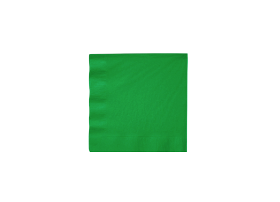 Green Paper Beverage Napkins