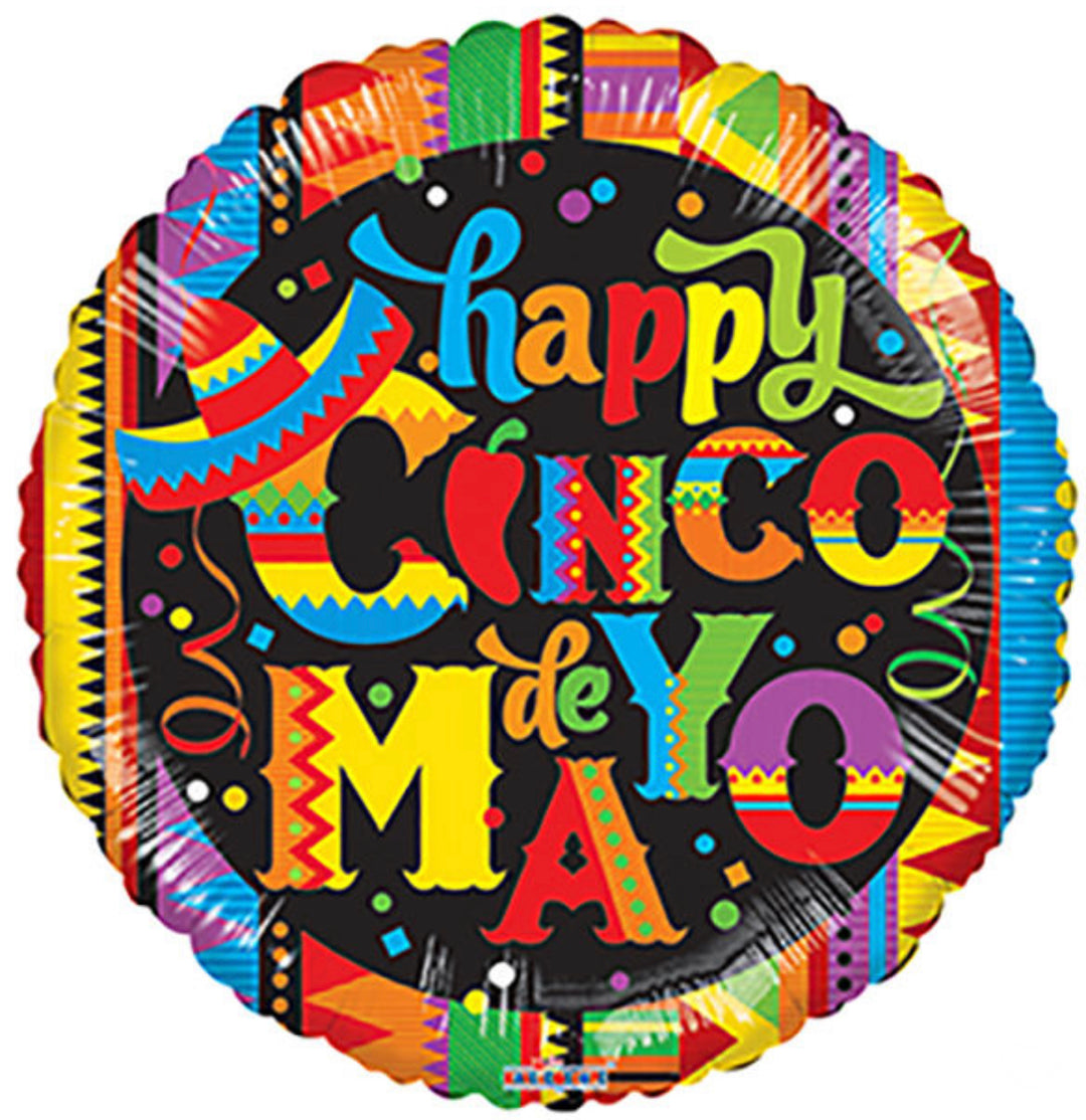 18" Cinco De Mayo Balloon S2