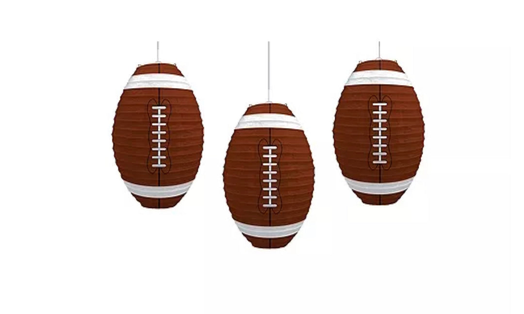 FootBall paper lanterns (3 count)