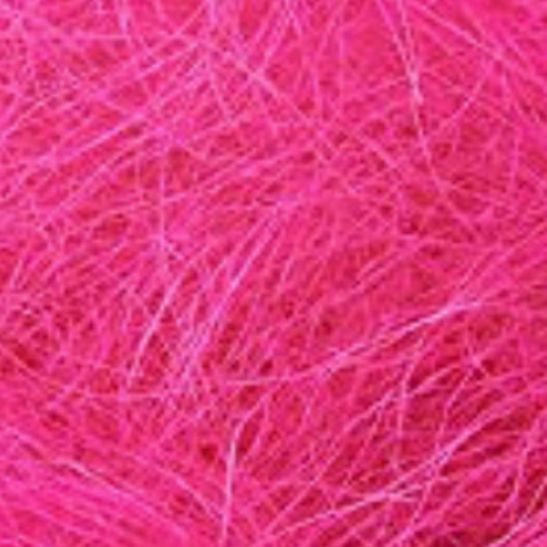Bright Pink Plastic Easter Grass